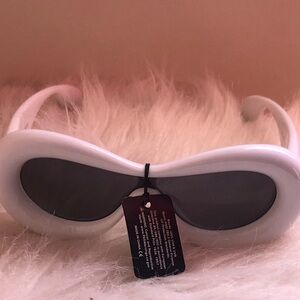 NWT White Sunglasses
